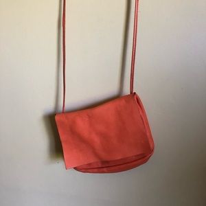 MOVING SALE: Orange leather crossbody bag